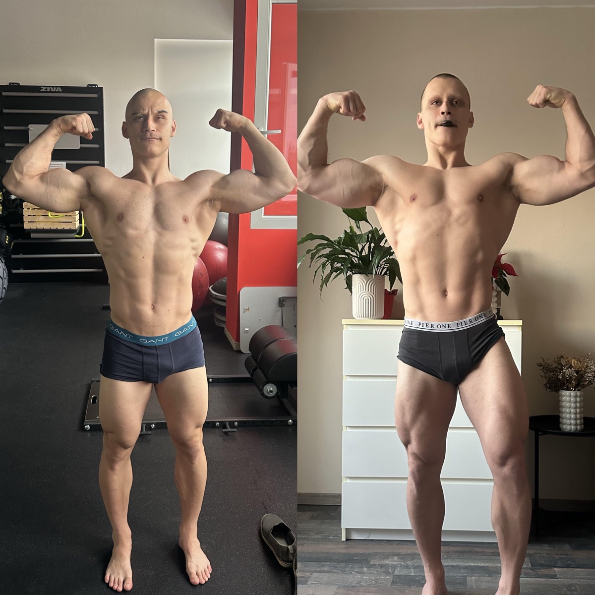 Dominik, before and after coaching with Karel
