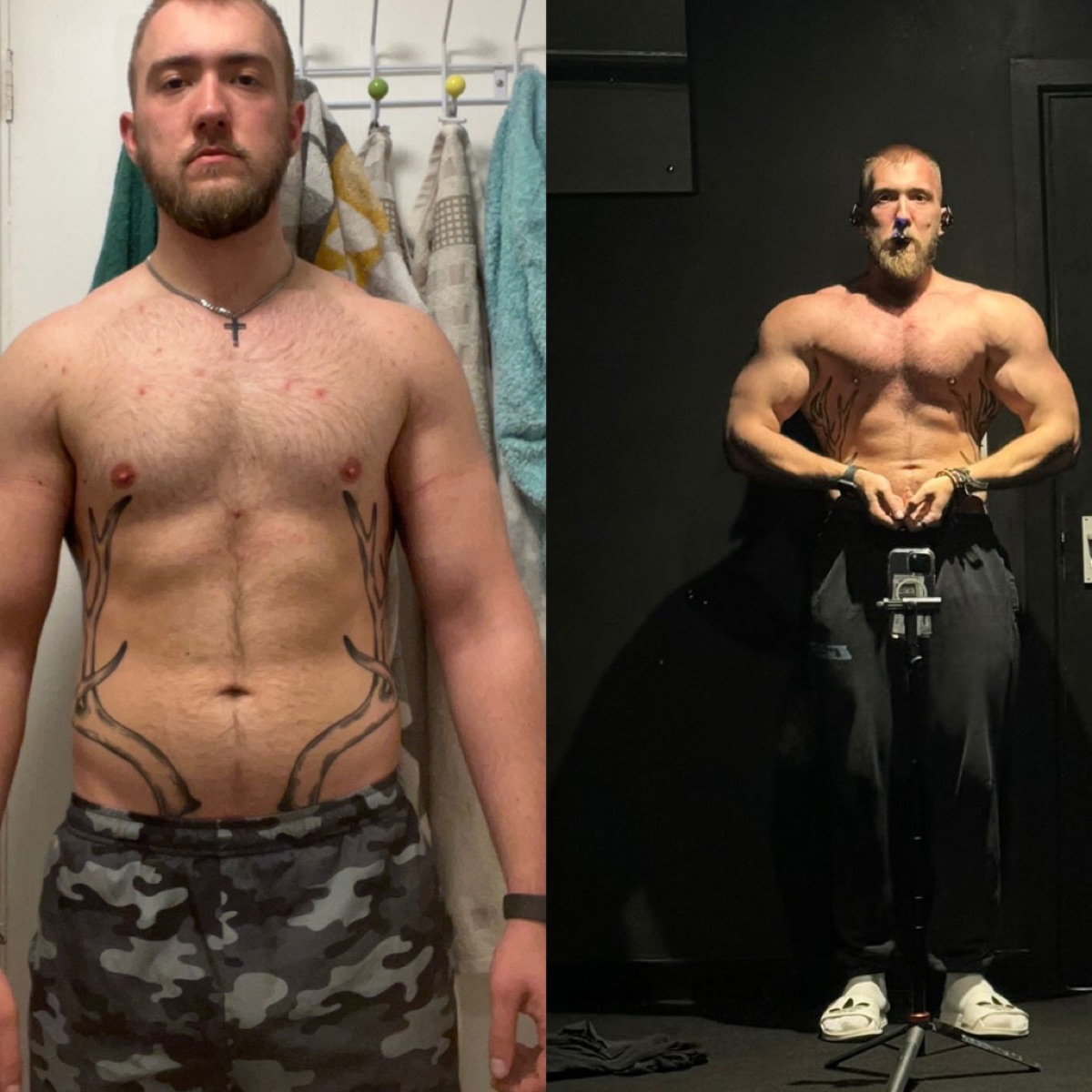 Eryk, before and after coaching with Karel