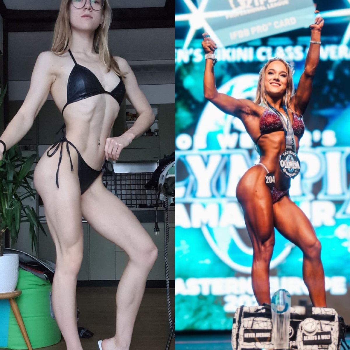 Janine, before and after coaching with Karel