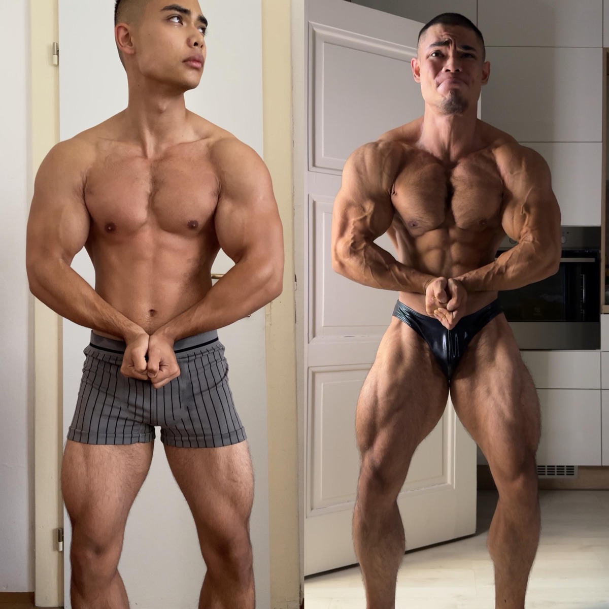 Lukas, before and after coaching with Karel