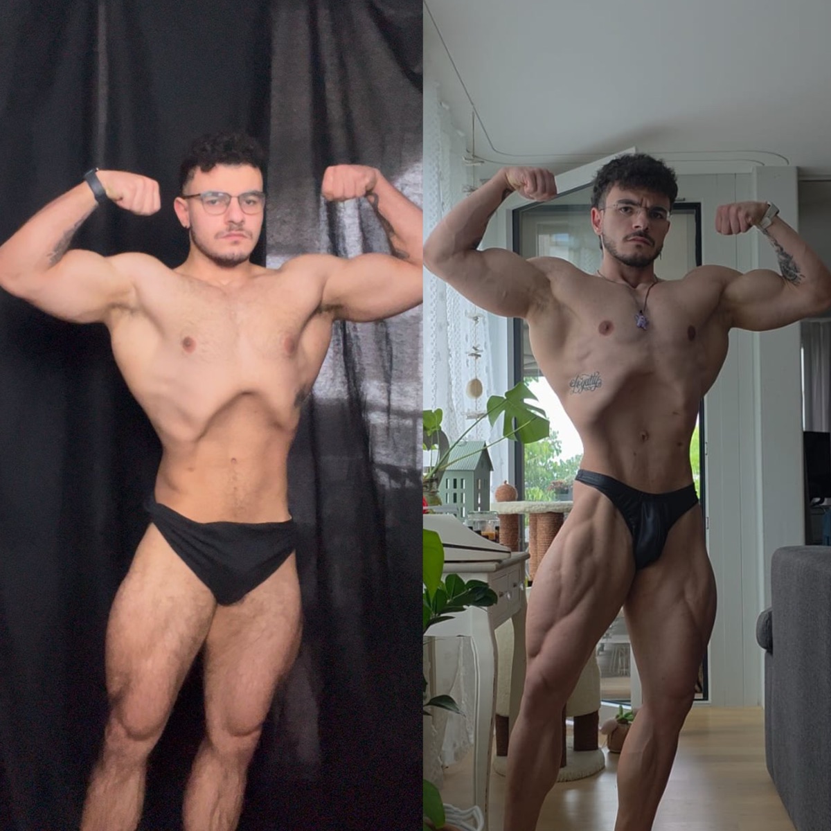 Samuele, before and after coaching with Karel